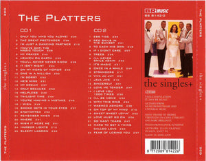 The Platters : The Singles+ (2xCD, Comp)