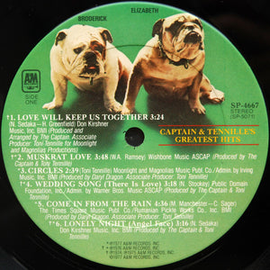 Captain & Tennille* : Greatest Hits (LP, Comp, Ter)
