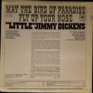 Little Jimmy Dickens : May The Bird Of Paradise Fly Up Your Nose (LP, Album, Mono)