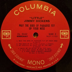 Little Jimmy Dickens : May The Bird Of Paradise Fly Up Your Nose (LP, Album, Mono)