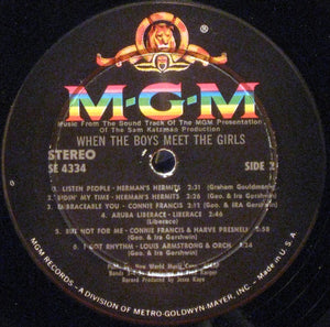 Various : When The Boys Meet The Girls - The Original Sound Track Recording (LP, Album)
