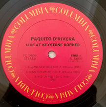 Load image into Gallery viewer, Paquito D&#39;Rivera : Live At Keystone Korner (LP, Album, Car)
