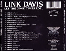 Laden Sie das Bild in den Galerie-Viewer, Link Davis : Let The Good Times Roll (CD, Comp)
