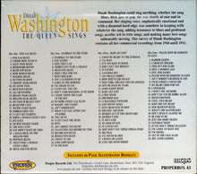 Laden Sie das Bild in den Galerie-Viewer, Dinah Washington : The Queen Sings (4xCD, Comp + Box)
