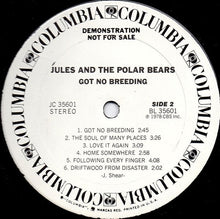 Load image into Gallery viewer, Jules And The Polar Bears : Got No Breeding (LP, Album, Promo, San)
