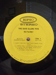 The Dave Clark Five : The Dave Clark Five Return! (LP, Album)
