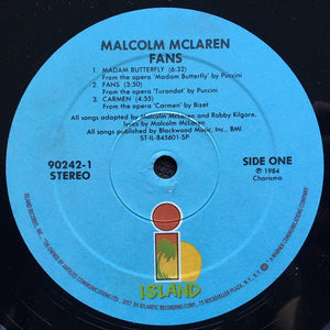 Malcolm McLaren : Fans (LP, Album, Spe)