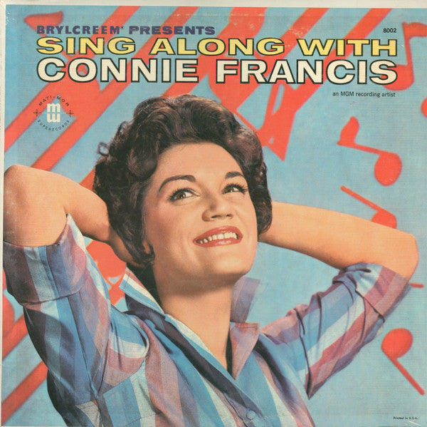 Connie Francis : Sing Along With Connie Francis (LP, Album, Mono, Ind)