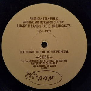 The Sons Of The Pioneers : Lucky U Ranch Radio Broadcasts 1951-1953 (2xLP, Comp)