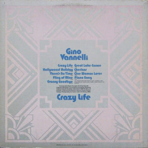Gino Vannelli : Crazy Life (LP, Album, Mon)