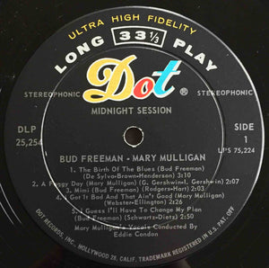 Mary Mulligan, Bud Freeman : Midnight Session (LP, Album)