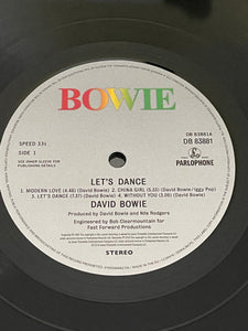 David Bowie : Let's Dance (LP, Album, RE, RM, 180)