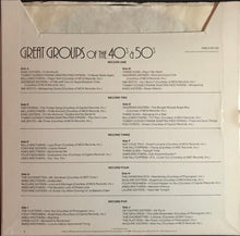 Charger l&#39;image dans la galerie, Various : Great Groups Of The ‘40s &amp; ‘50s (LP, Comp, Box)
