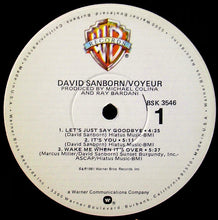 Laden Sie das Bild in den Galerie-Viewer, David Sanborn : Voyeur (LP, Album)
