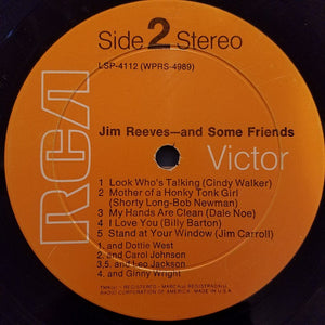 Jim Reeves : And Some Friends (LP, Album, RE, Roc)