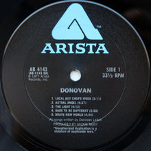 Laden Sie das Bild in den Galerie-Viewer, Donovan : Donovan (LP, Album, Pit)
