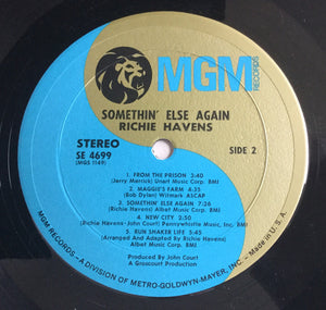 Richie Havens : Somethin' Else Again (LP, Album, RE)