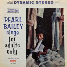 Laden Sie das Bild in den Galerie-Viewer, Pearl Bailey : Pearl Bailey Sings For Adults Only (LP, Album, 2.7)
