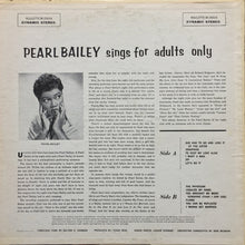 Charger l&#39;image dans la galerie, Pearl Bailey : Pearl Bailey Sings For Adults Only (LP, Album, 2.7)
