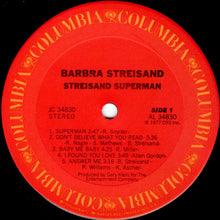 Laden Sie das Bild in den Galerie-Viewer, Barbra Streisand : Streisand Superman (LP, Album, Ter)
