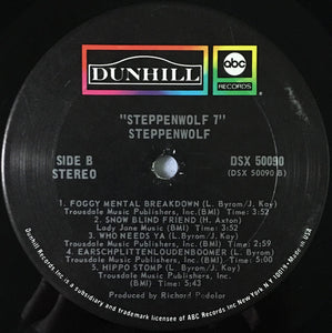 Steppenwolf : Steppenwolf 7 (LP, Album, San)