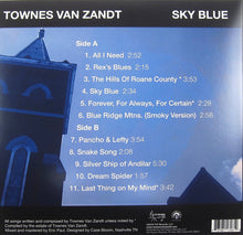 Laden Sie das Bild in den Galerie-Viewer, Townes Van Zandt : Sky Blue (LP, Album)
