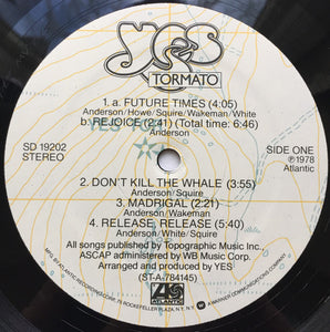 Yes : Tormato (LP, Album, PRC)