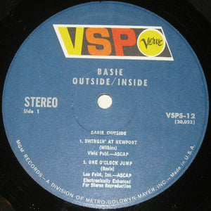 Count Basie And His Orchestra* : Inside Basie Outside (LP, Album)