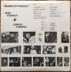 Judy Lindsey & Johnny Carroll : Shades Of Vincent (LP, Album)