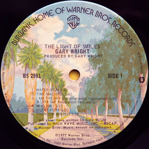 Gary Wright : The Light Of Smiles (LP, Album, Ter)