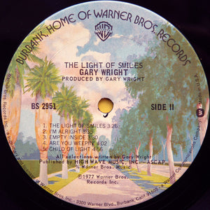 Gary Wright : The Light Of Smiles (LP, Album, Ter)
