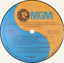 Charger l&#39;image dans la galerie, Maurice Jarre : Doctor Zhivago Original Soundtrack Album (LP, Album, Club, RE, Cap)
