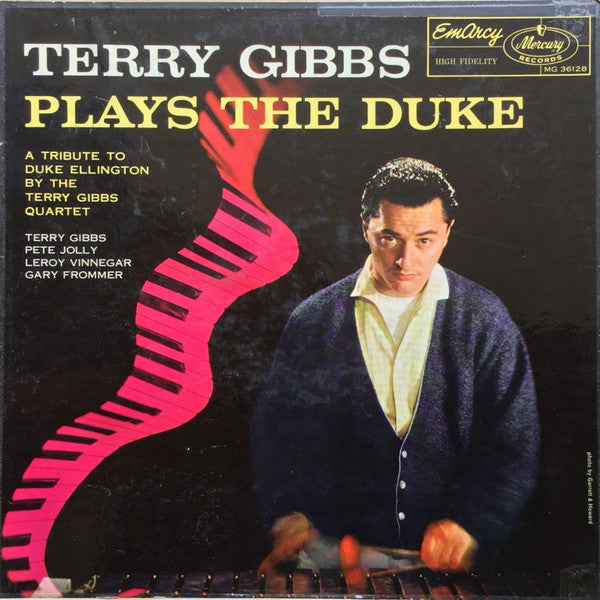 Terry Gibbs, Terry Gibbs Quartet : Terry Gibbs Plays The Duke (A Tribute To Duke Ellington) (LP, Album, Mono, MGM)