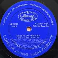 Charger l&#39;image dans la galerie, Terry Gibbs, Terry Gibbs Quartet : Terry Gibbs Plays The Duke (A Tribute To Duke Ellington) (LP, Album, Mono, MGM)
