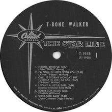 Laden Sie das Bild in den Galerie-Viewer, T-Bone Walker : The Great Blues Vocals And Guitar Of T-Bone Walker (His Original 1945-1950 Performances) (LP, Comp)
