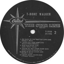 Laden Sie das Bild in den Galerie-Viewer, T-Bone Walker : The Great Blues Vocals And Guitar Of T-Bone Walker (His Original 1945-1950 Performances) (LP, Comp)
