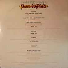 Load image into Gallery viewer, Frankie Valli : Inside You (LP, Album)
