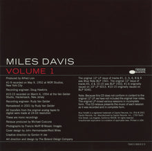Load image into Gallery viewer, Miles Davis : Volume 1 (CD, Comp, Mono, RE, RM)
