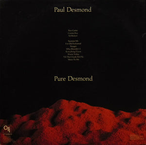 Paul Desmond : Pure Desmond (LP, Album, Gat)