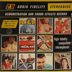 Various : Stereophonic Demonstration And Sound Effects Record (LP, Lam)