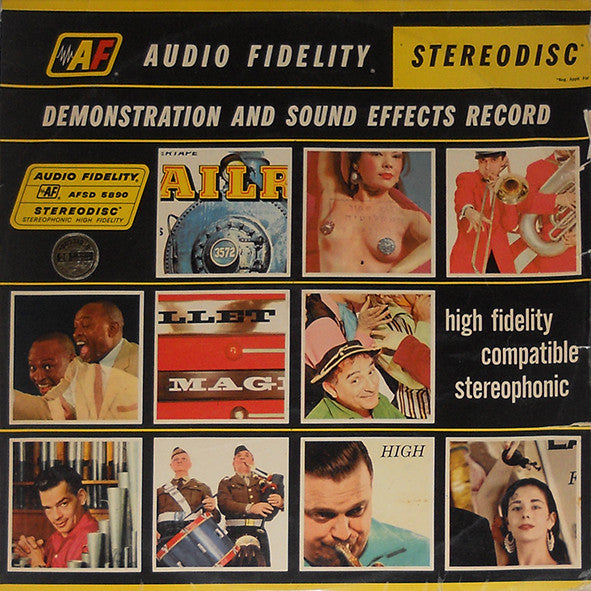 Various : Stereophonic Demonstration And Sound Effects Record (LP, Lam)