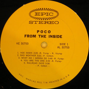 Poco (3) : From The Inside (LP, Album, Ter)