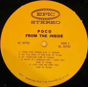 Poco (3) : From The Inside (LP, Album, Ter)