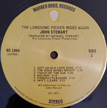 Laden Sie das Bild in den Galerie-Viewer, John Stewart (2) : The Lonesome Picker Rides Again (LP, Album, Pit)
