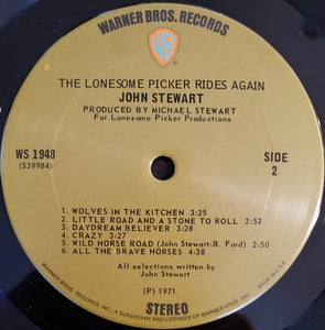 John Stewart (2) : The Lonesome Picker Rides Again (LP, Album, Pit)