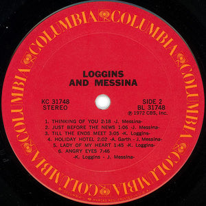 Loggins And Messina : Loggins And Messina (LP, Album, Pit)
