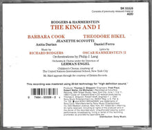 Laden Sie das Bild in den Galerie-Viewer, Barbara Cook And Theodore Bikel : The King And I (CD, RE, RM)
