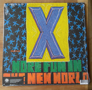 X (5) : More Fun In The New World (LP, Album, RE, RM)