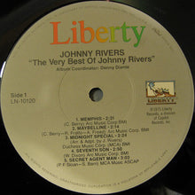 Load image into Gallery viewer, Johnny Rivers : The Very Best Of Johnny Rivers (LP, Comp, RE, Abr)
