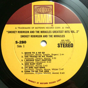 Smokey Robinson & The Miracles* : Greatest Hits Vol. 2 (LP, Album, Comp)